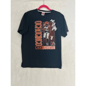 Homage Chad Johnson Ochocinco Cincinnati Bengals Graphic T-Shirt Mens Medium